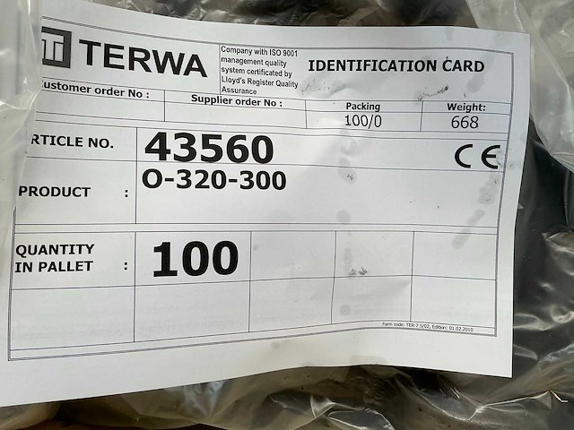 Terwa o-320-300 o-ooganker (100x) - afbeelding 5 van  5