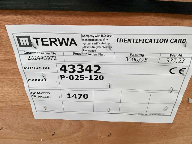 Terwa p-025-120 slotanker (1470x) - afbeelding 4 van  4