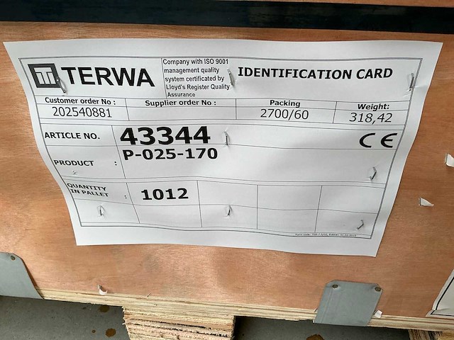 Terwa p-025-170 slotanker (1012x) - afbeelding 4 van  4