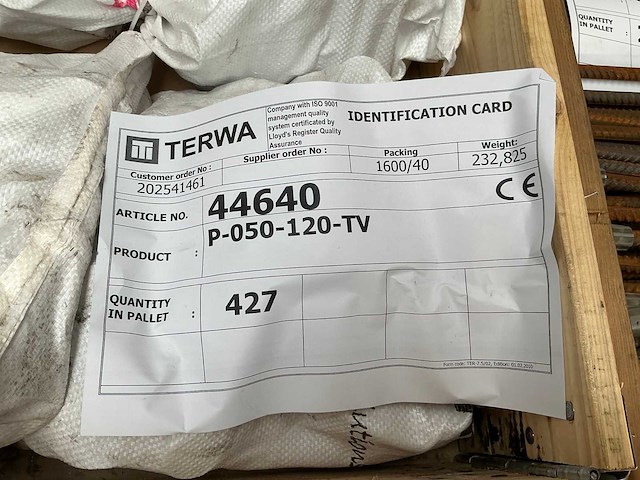 Terwa p-050-120-tv slotanker (427x) - afbeelding 2 van  2