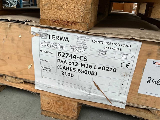 Terwa psa-12-m16-0210 stekanker (2100x) - afbeelding 3 van  3