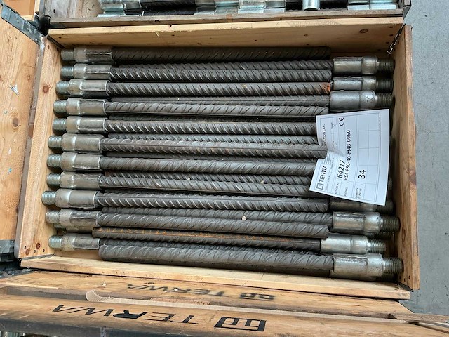 Terwa psa-psc-40-m48-0950 psa-stekanker met psc- metrische bout (34x) - afbeelding 1 van  4