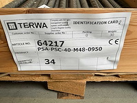 Terwa psa-psc-40-m48-0950 psa-stekanker met psc- metrische bout (34x) - afbeelding 4 van  4