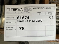 Terwa psad-32-m42-0500 psad dubbele stekanker (78x) - afbeelding 5 van  5