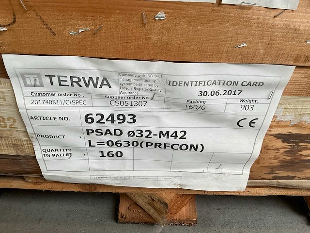 Terwa psad-32-m42-0630 psad dubbele stekanker (160x) - afbeelding 5 van  5
