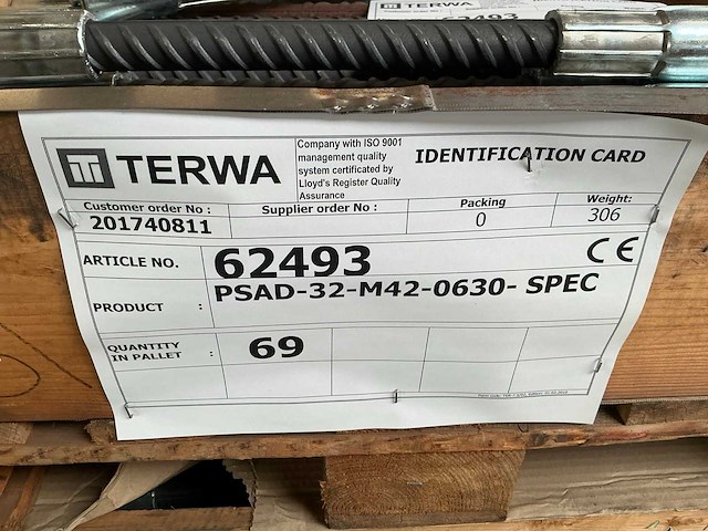 Terwa psad-32-m42-0630 psad dubbele stekanker (69x) - afbeelding 5 van  5
