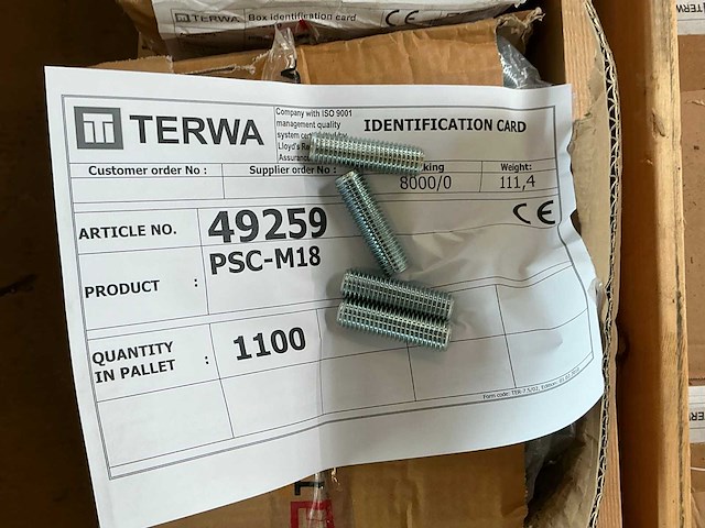 Terwa psc-bout (1214x) - afbeelding 4 van  4