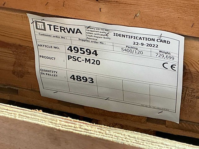Terwa psc-m20 psc-bout (4893x) - afbeelding 4 van  4