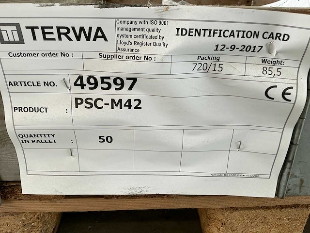 Terwa psc-m42 bout (50x) - afbeelding 6 van  6