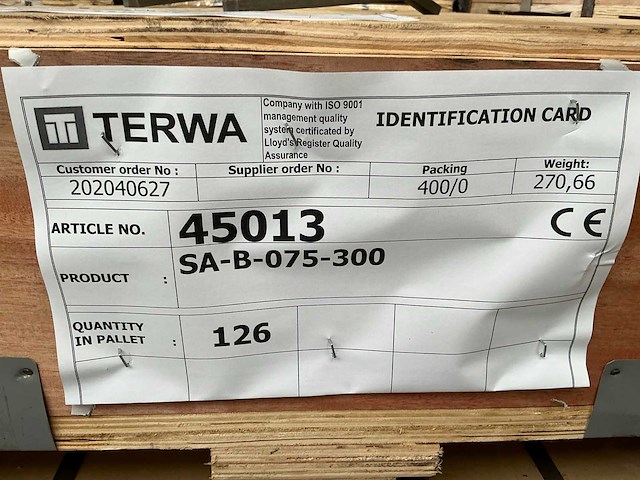 Terwa sa-b-075-300 sprei anker (126x) - afbeelding 6 van  6