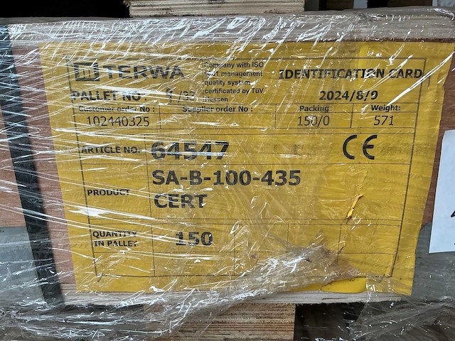 Terwa sa-b-100-435 sprei anker (150x) - afbeelding 7 van  7