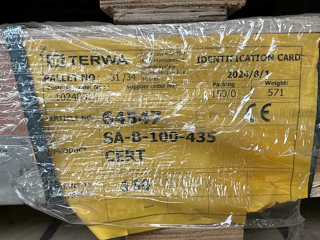 Terwa sa-b-100-435 sprei anker (150x) - afbeelding 3 van  3