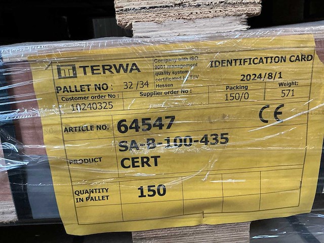 Terwa sa-b-100-435 sprei anker (150x) - afbeelding 7 van  7