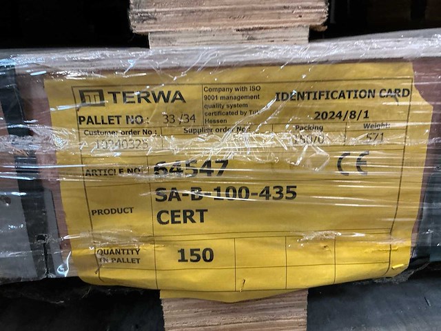 Terwa sa-b-100-435 sprei anker (150x) - afbeelding 7 van  7