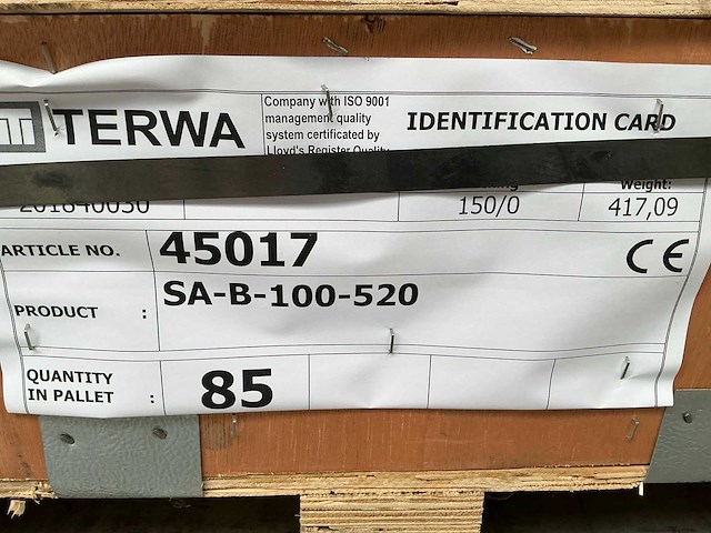 Terwa sa-b-100-520 sprei anker (85x) - afbeelding 6 van  6