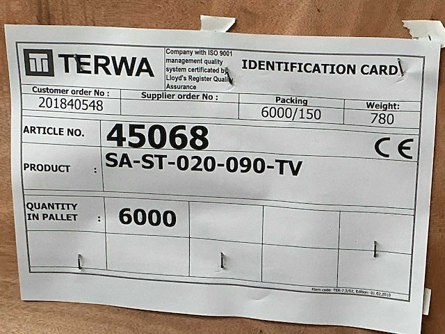 Terwa sa-st-020-090-tv anker (6000x) - afbeelding 3 van  3
