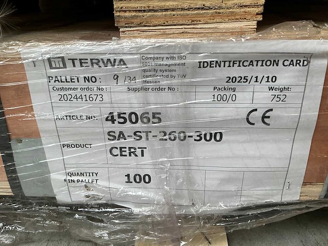Terwa sa-st-260-300 anker (100x) - afbeelding 7 van  7