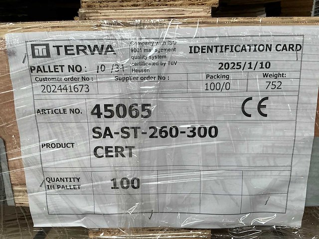Terwa sa-st-260-300 anker (100x) - afbeelding 7 van  7