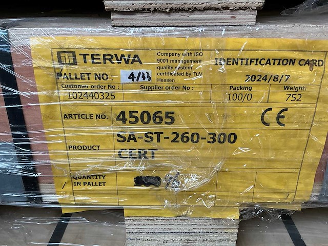 Terwa sa-st-260-300 anker (100x) - afbeelding 6 van  6
