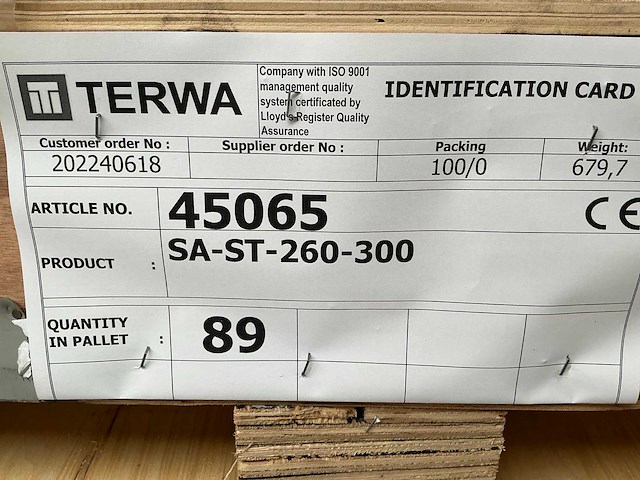 Terwa sa-st-260-300 anker (89x) - afbeelding 7 van  7