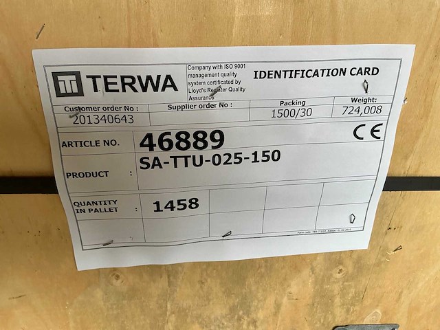 Terwa sa-ttu-25-150 kantelanker 2,5t (1458x) - afbeelding 6 van  6