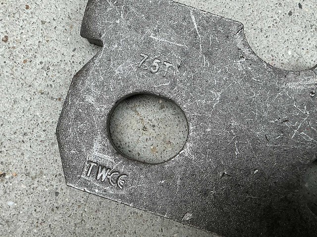 Terwa sa-tu-075-320 hijsanker 7.5t (200x) - afbeelding 4 van  6