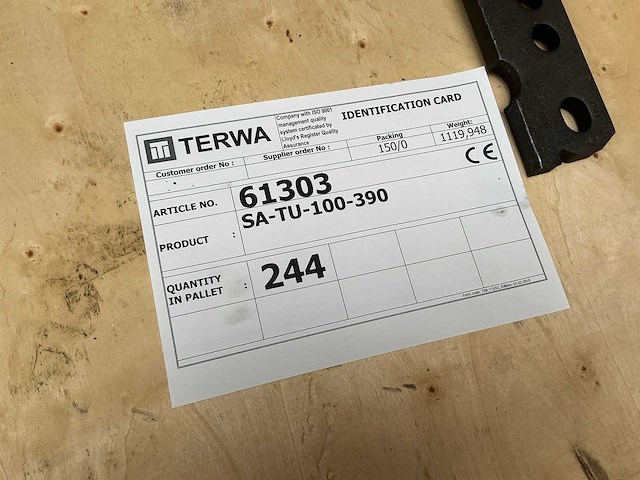Terwa sa-tu-100-390 hijsanker 10t (244x) - afbeelding 6 van  6