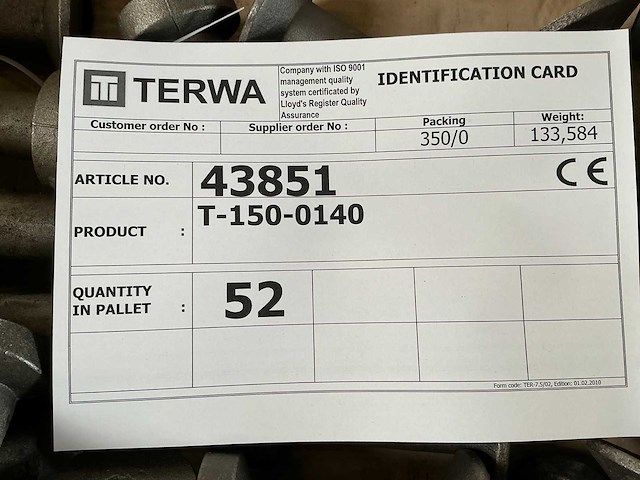 Terwa t-150-0140 t-slot anker (52x) - afbeelding 8 van  8