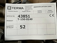 Terwa t-150-0140 t-slot anker (52x) - afbeelding 8 van  8