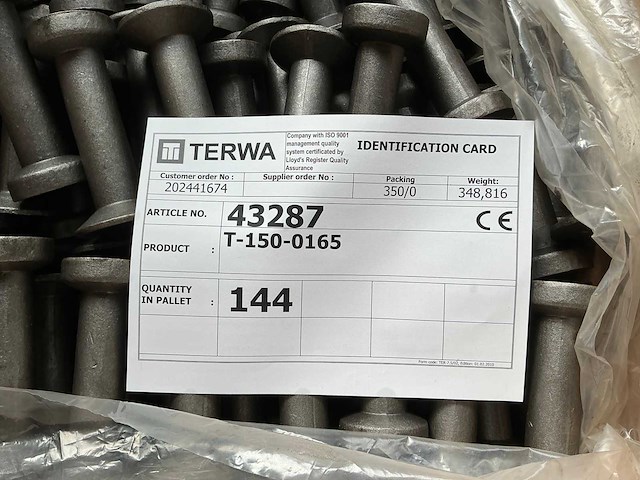 Terwa t-150-165 t-slotanker (144x) - afbeelding 5 van  5