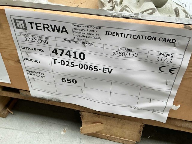 Terwa t-25-65-ev t-slotanker 2.5t (650x) - afbeelding 5 van  5