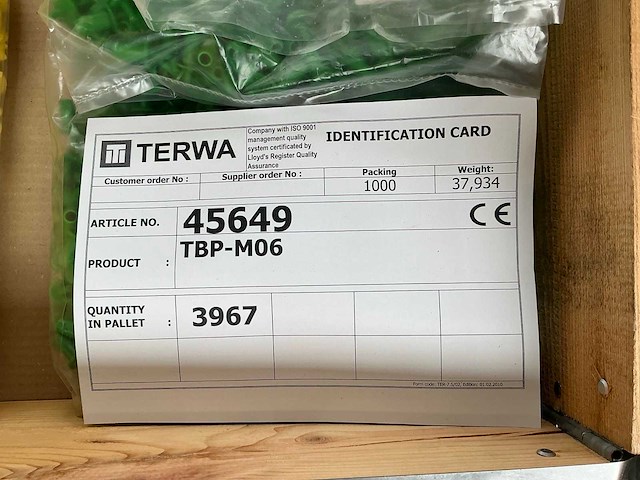Terwa tbp bevestigingspen (28000x) - afbeelding 10 van  13