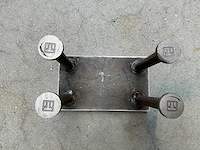 Terwa tfpr-150-250-220 bevestigingsplaat (16x) - afbeelding 3 van  8