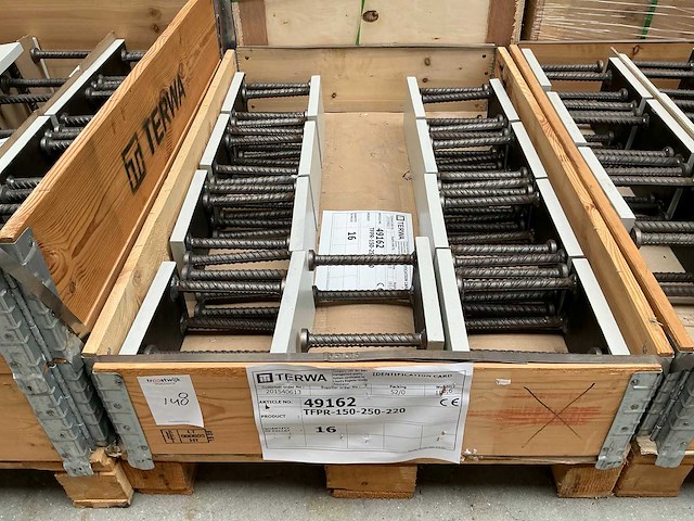 Terwa tfpr-150-250-220 bevestigingsplaat (16x) - afbeelding 7 van  8