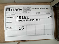 Terwa tfpr-150-250-220 bevestigingsplaat (16x) - afbeelding 8 van  8