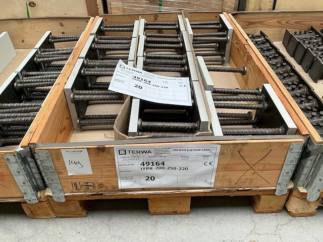 Terwa tfpr-200-250-220 bevestigingsplaat (20x) - afbeelding 5 van  6