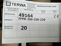 Terwa tfpr-200-250-220 bevestigingsplaat (20x) - afbeelding 6 van  6
