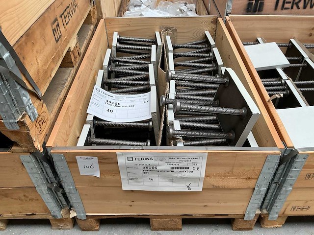 Terwa tfpr-200-300-280 bevestigingsplaat (20x) - afbeelding 7 van  8
