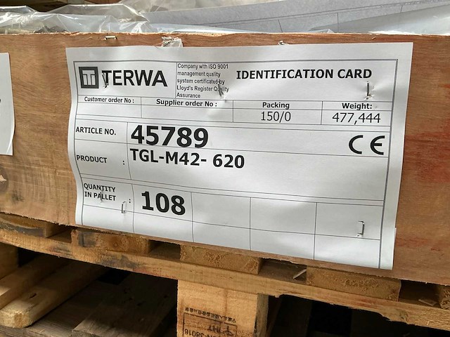 Terwa tgl-m42-620 gegolfde hijshuls (108x) - afbeelding 5 van  5