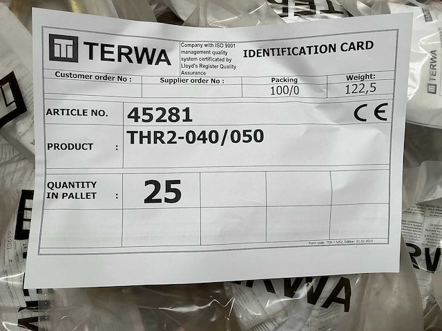 Terwa thr-2040/050 hijs systeem met t-slotanker (25x) - afbeelding 3 van  4
