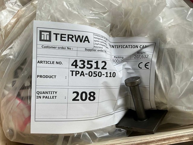 Terwa tpa-50-110 tpa-anker (208x) - afbeelding 5 van  5