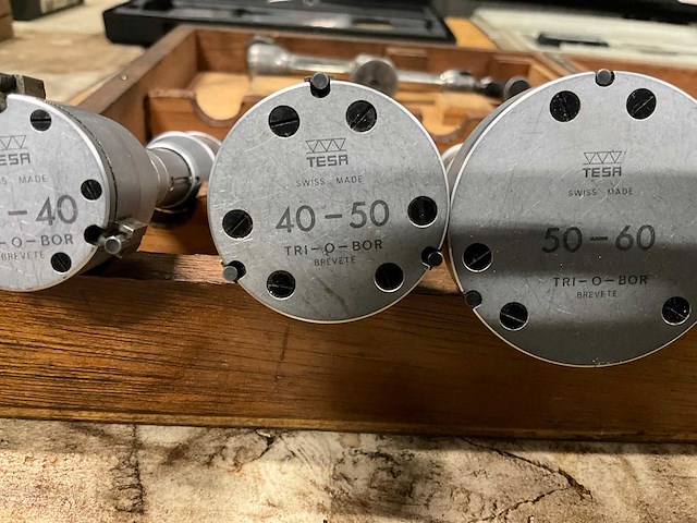 Tesa driepunts binnenmaatmicrometer (3x) - afbeelding 4 van  6