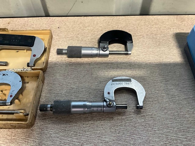 Tesa/mitutoyo buitenmaat micrometer (4x) - afbeelding 3 van  3