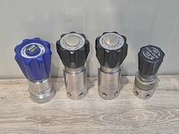Tescom - regelaars 4000-10000 psig (4x)