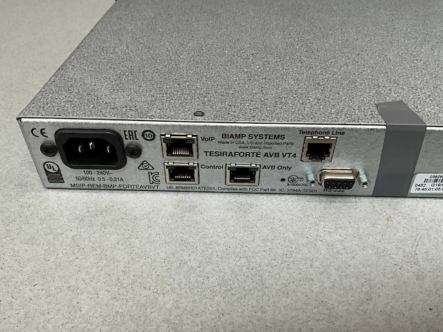 Tesira forte avb vt4 biamp digitale audio server - afbeelding 4 van  4