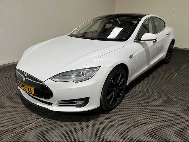 Tesla - model s - 85 - free supercharge - personenauto - 2013 - afbeelding 1 van  28