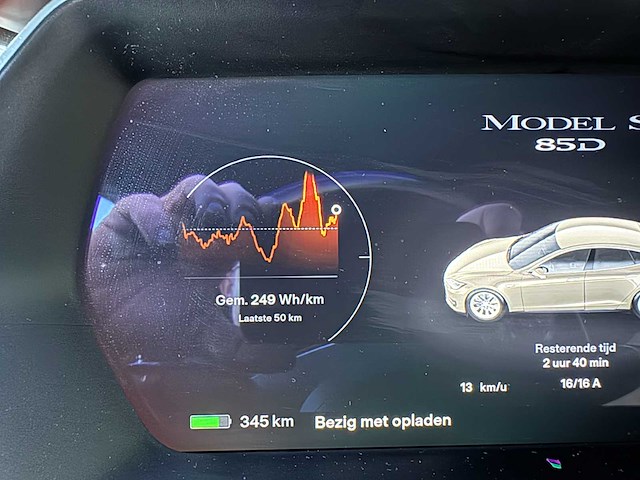 Tesla - model s - 85d base - car - 2016 free supercharge sc01 - afbeelding 4 van  39