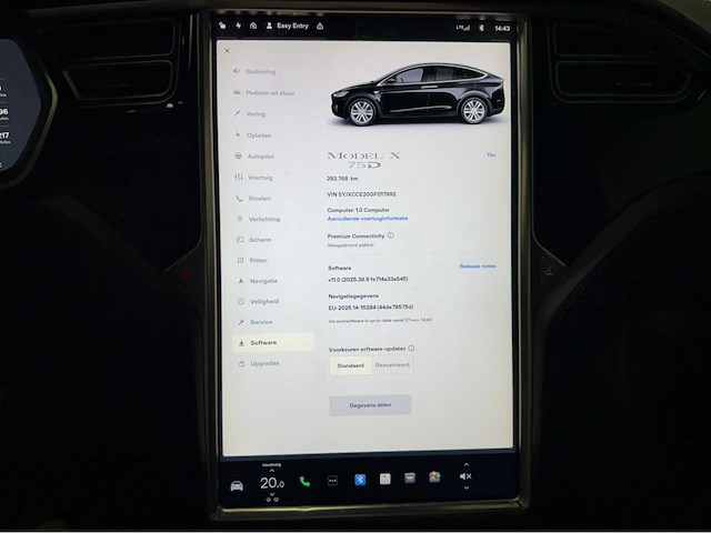 Tesla - model x - 6 zitter - free supercharge for life - personenauto - 2016 - afbeelding 11 van  27