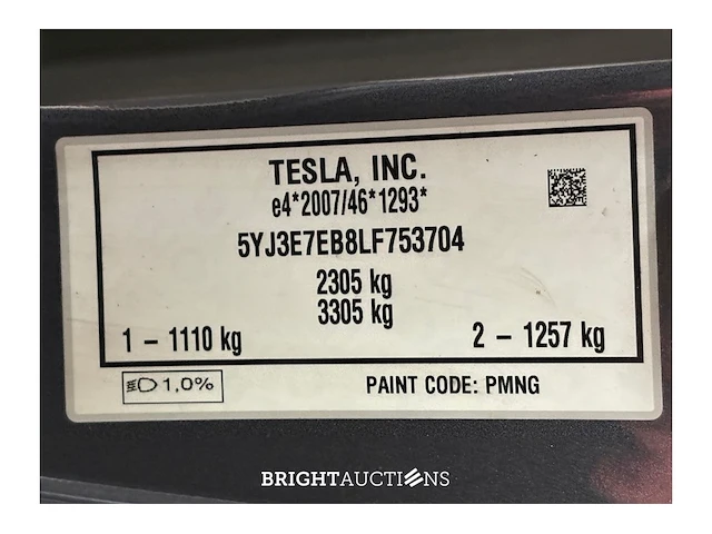 Tesla model 3 long range awd 75 kwh 2020 (origineel-nl), j-946-hn - afbeelding 30 van  38