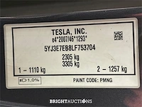 Tesla model 3 long range awd 75 kwh 2020 (origineel-nl), j-946-hn - afbeelding 30 van  38